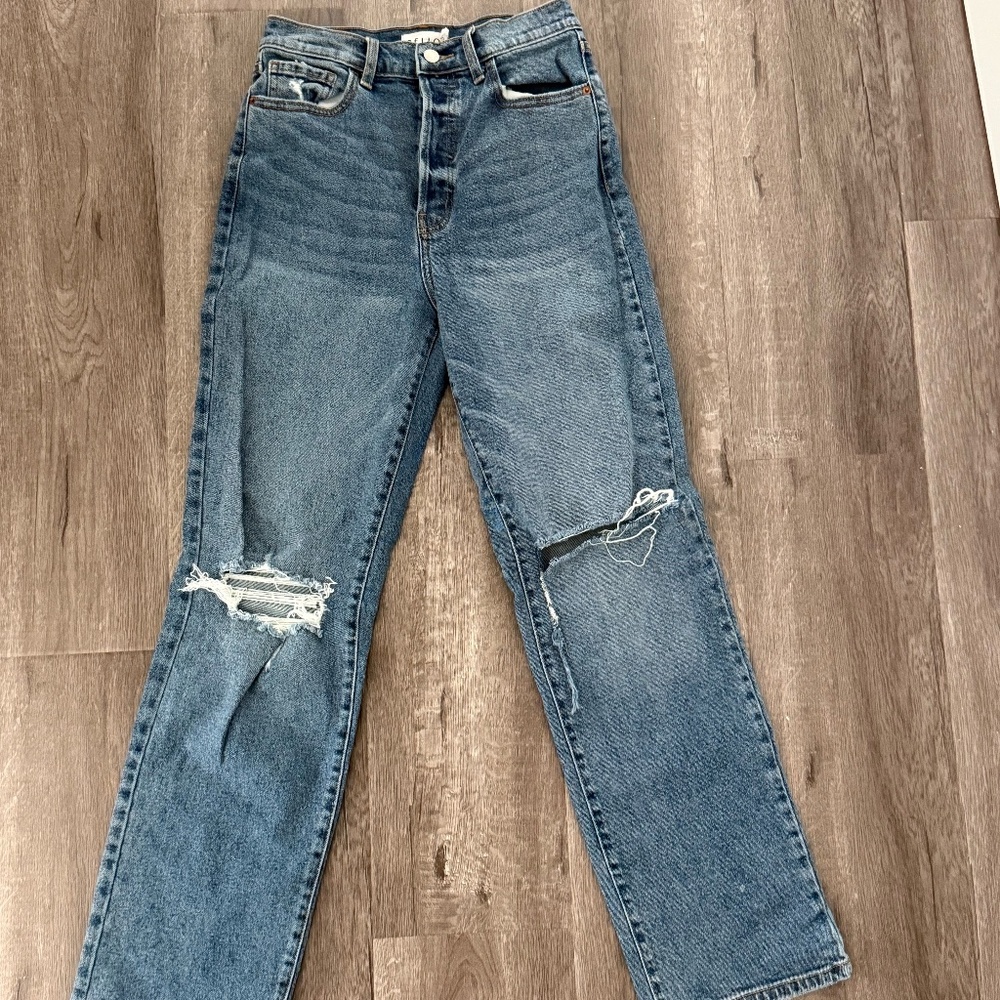 Straight Leg Jeans